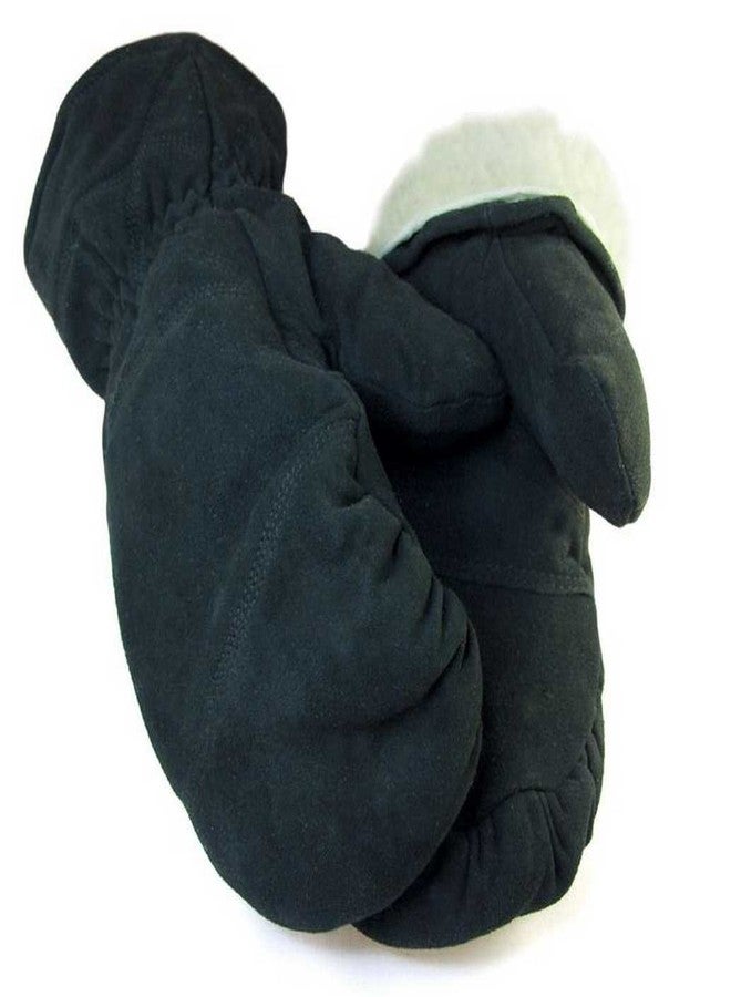 North Star Northstar Mens Deerskin Buttersoft Mit Black Removable Liner 4 Gauntlet 065B - Image 1
