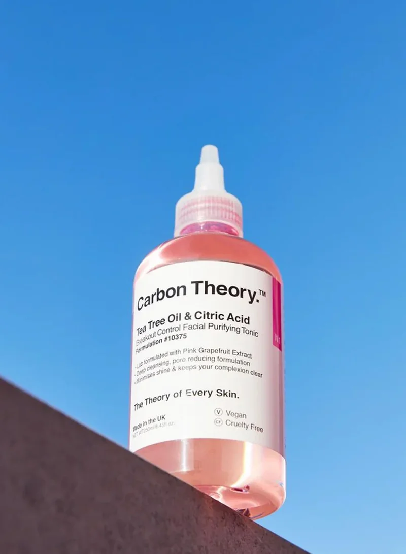Carbon Theory Tea Tree Oil & Citric Acid Breakout Control Facial Purifying Tonic