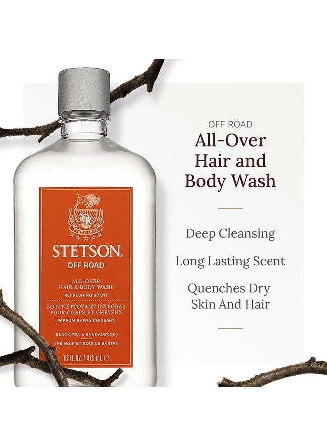 SCENT BEAUTY Stetson Offroad All Over Hair & Body Wash 3 Pack - Image 3