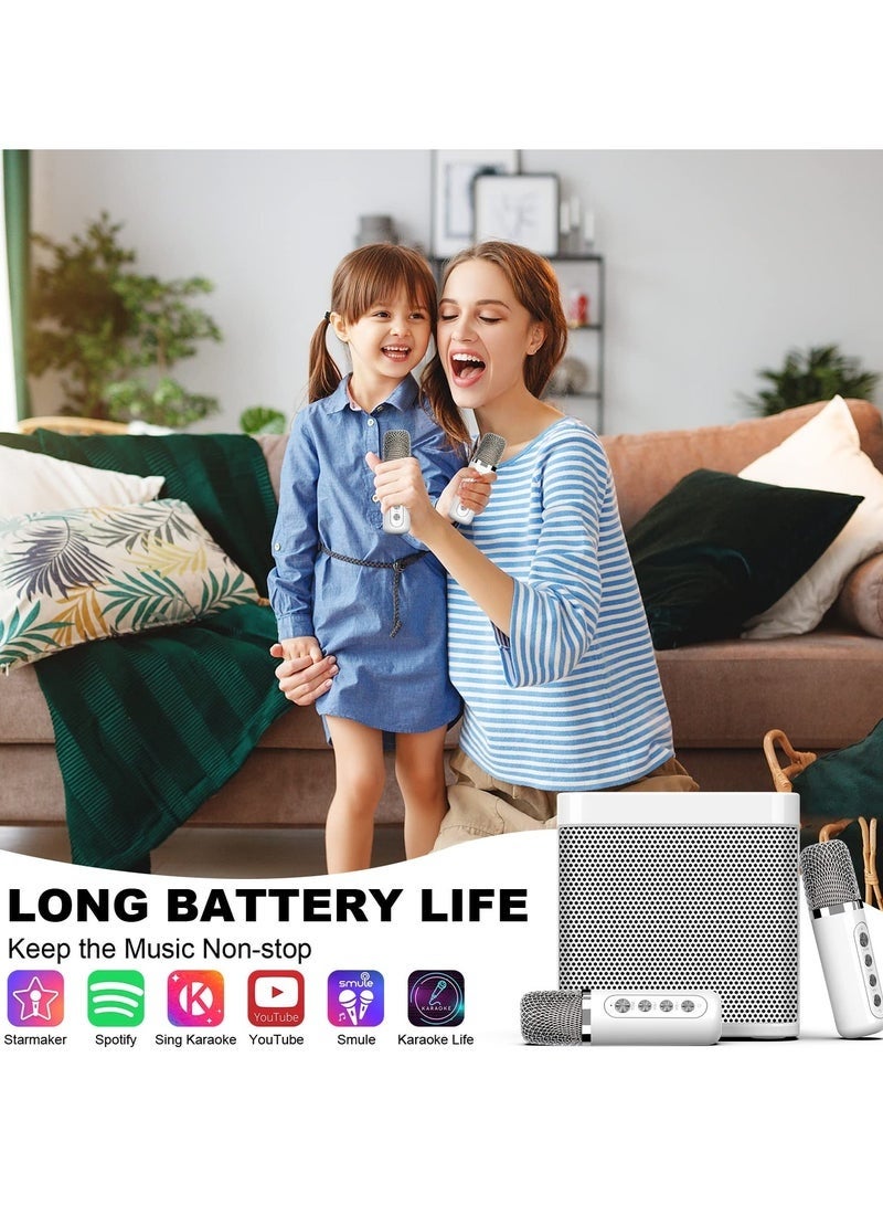 سو.يوسد نظام صوتي احترافي محمول لكاريوكي مع ميكروفونين لاسلكيين بتردد فائق العلو، بطارية طويلة الأمد بسعة 3000 مللي أمبير، بلوتوث 5.3 + مدخلات متعددة USB/TF/AUX - Image 5