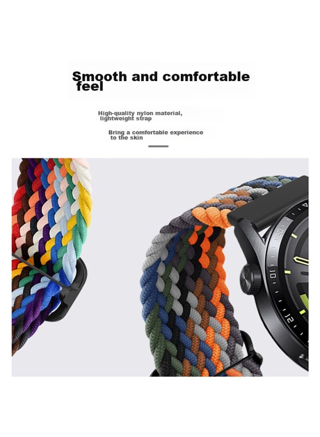 Weiqiantu Compatible With Huawei Watch Straps Gt6/6pro/gt5/5pro/gt4/watch4pro Milanese Band Metal Steel Strap Parachute Buckle | Magnetic - 46/48 Black - Image 4
