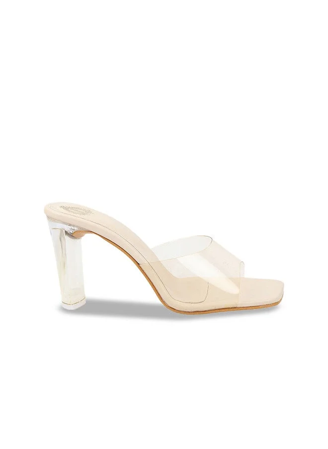 شوتوبيا Shoetopia Transparent Detailed  Heels For Women & Girls