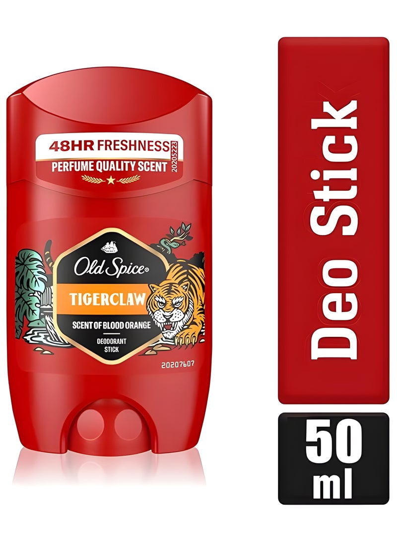 Old Spice مزيل العرق ستيك من تايجر كلاو برائحة البرتقال الدموي 50 مل - Image 2