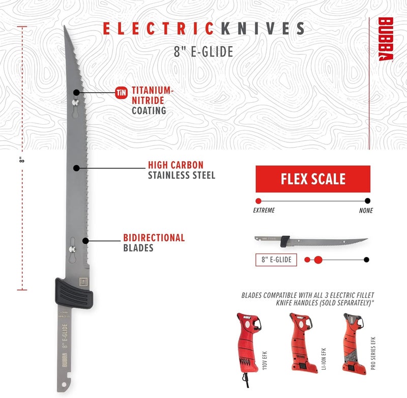 Bubba Electric Fillet Knife Freshwater Blade - Image 3