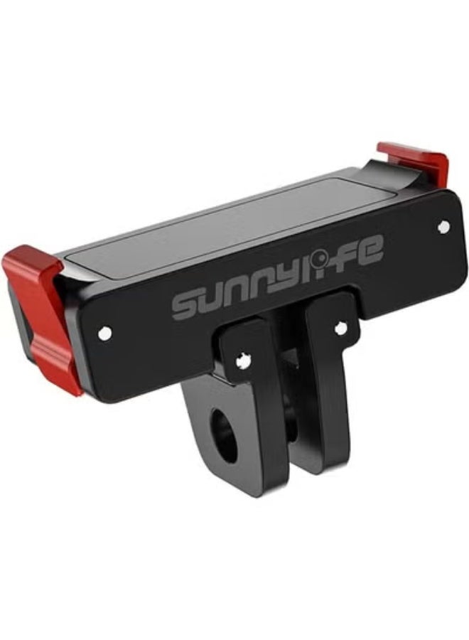 سني لايف محول تركيب مغناطيسي متعدد الوظائف قابل للطي سريع الإصدار لكاميرا DJI Osmo Action 5 Pro/Action 4/3/2 - Image 1