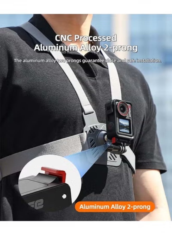 سني لايف محول تركيب مغناطيسي متعدد الوظائف قابل للطي سريع الإصدار لكاميرا DJI Osmo Action 5 Pro/Action 4/3/2 - Image 3