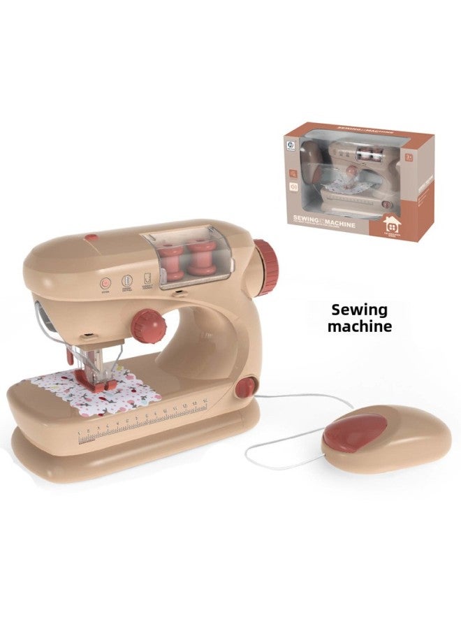 محاكاة منزل الأطفال عبر الحدود للإضاءة الكهربائية والأجهزة المنزلية الصغيرة وماكينة الخياطة وخلاط وموزع المياه والألعاب - المواصفات: ماكينة خياطة 178-1s (0.53 كجم) - Image 1