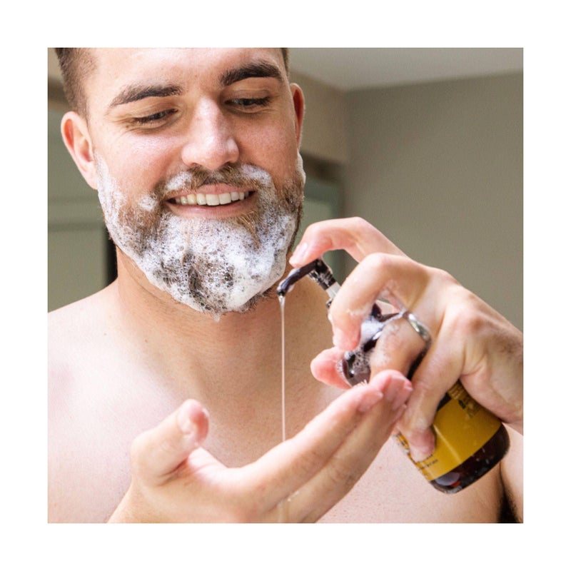 Every Man Jack Beard + Face Wash - Sandalwood | 200 ml - 1 Bottle | Naturally Derived, Parabens-free, Pthalate-free, Dye-free, and Certified Cruelty Free - Image 5