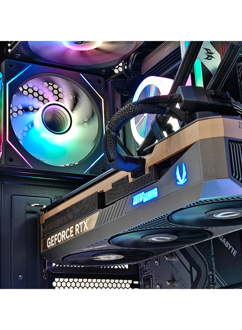 Mostech General Trading LLC Gaming Pc Ryzen 9 9950X3D | RTX 5080 16GB | RAM 32GB DDR5 6000MHz | SSD NVMe 2TB | Liquid Cooler LCD 360mm | Win 11 Pro | 1 Year Warranty BLACK - Image 3