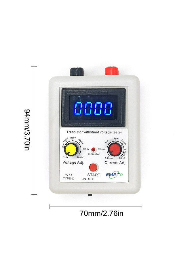 Generic - 110 V~2600V Portable IGBT Voltage Capability Tester Diode MOS Triode LED Back-light Voltage Capability Testing Tool Transistor Withstand Voltage Tester - Image 1
