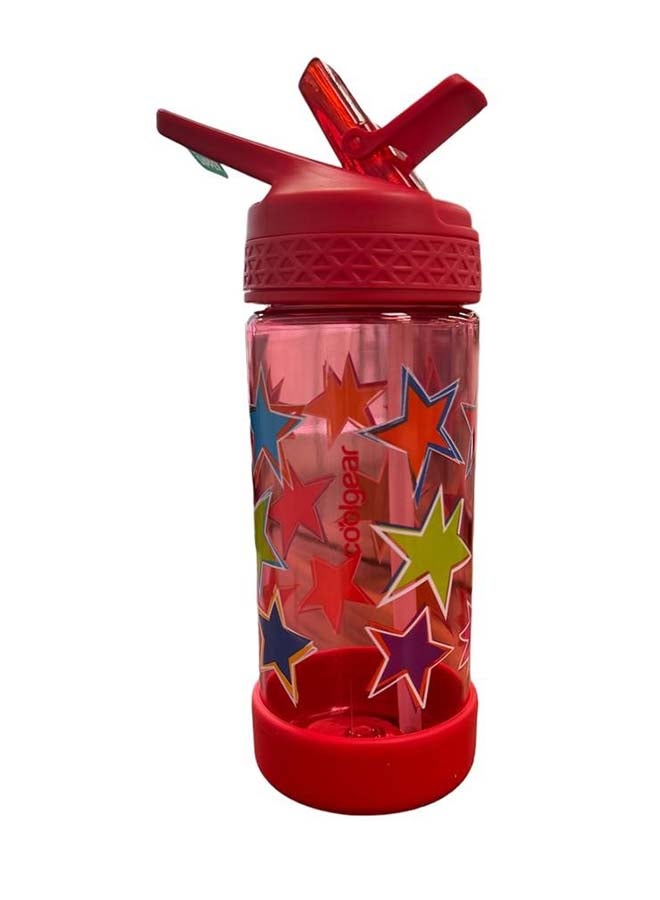 Cool Gear Water Bottle System W Stick 16Oz Red-Starsleak Proof , Cool Gear , Cool Gear  For Gym, Cool Gear  For Travel, Trendy Hydration Bottle, Reusable Bottle, Cool Gear  For Kids, Cool Gear Saudi - Image 1