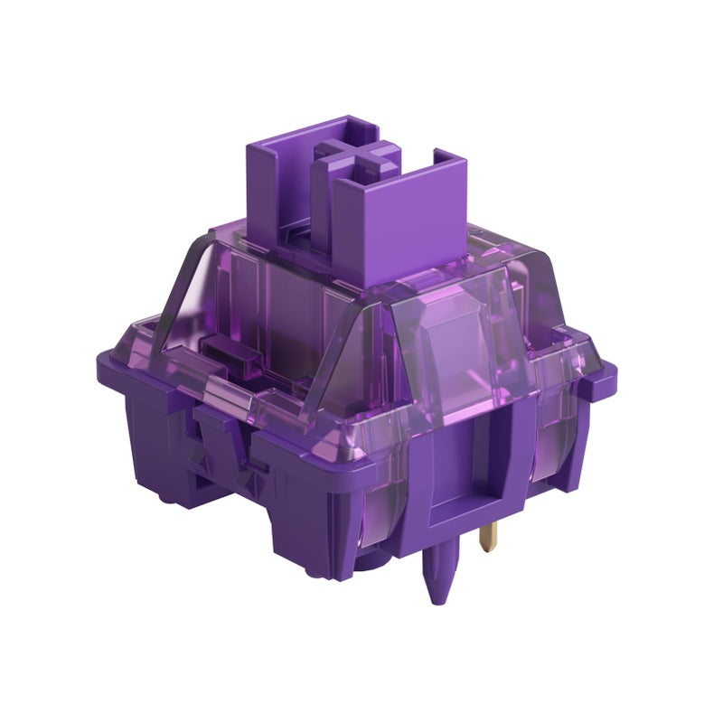 Akko V3 Lavender Purple Pro Keyboard Switch with Dustproof Stem for Mechanical Gaming Keyboard 5Pin Tactile Switches PreLubed Switch 45pcs - Image 2