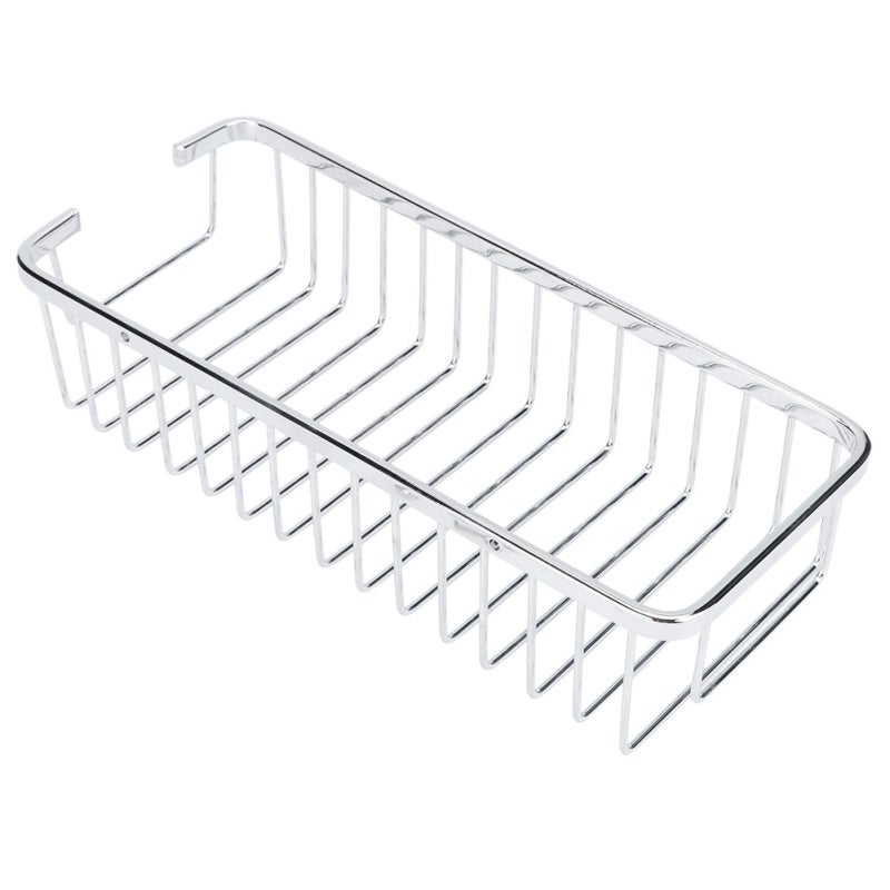 Stainless Steel Wall Mounted Shampoo Conditioner Holder Storage Basket Shelf Organizer Bathroom KitchenStainless Steel 30cm - Image 4