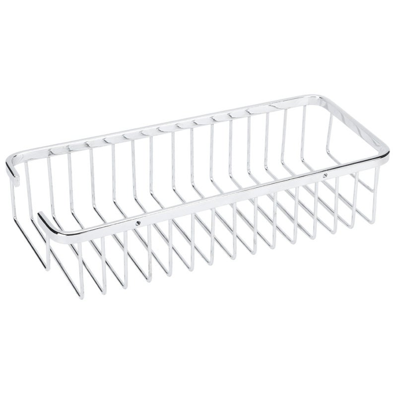 Stainless Steel Wall Mounted Shampoo Conditioner Holder Storage Basket Shelf Organizer Bathroom KitchenStainless Steel 30cm - Image 5