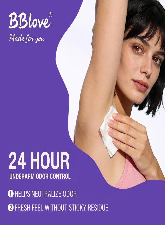 BBlove Acidified Body Wipes - 24H Odor Control, pH Balanced for Underarms & Whole Body, Aluminum-Free & Skin-Loving Formula, 80 Wipes - Image 5