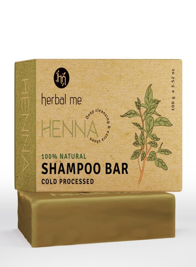 HERBAL ME HM Herbal Me Cold Pressed Henna Shampoo Bar For Deep Cleansing 100% Natural (125gm) - Image 4