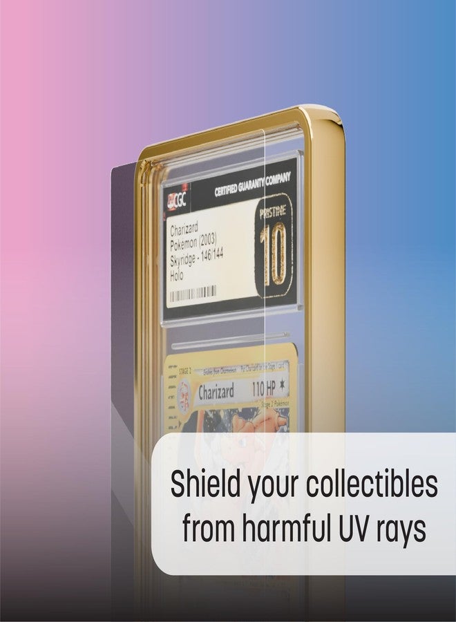 GradedGuard Graded Card Screen Protector 3-Pack for CGC | UV Protection | Crystal Clear | Scratch Resistant | Applies Directly to Slab | Install Kit - Image 2