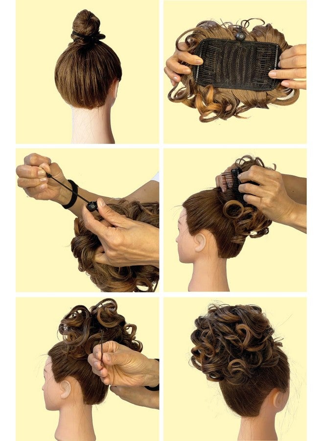 كايشا كعكة هيربيسي ذيل حصان توب نوت هيبورنبون سكرانشي أوبدو براون أشقر ميكس Hk116 - Image 4