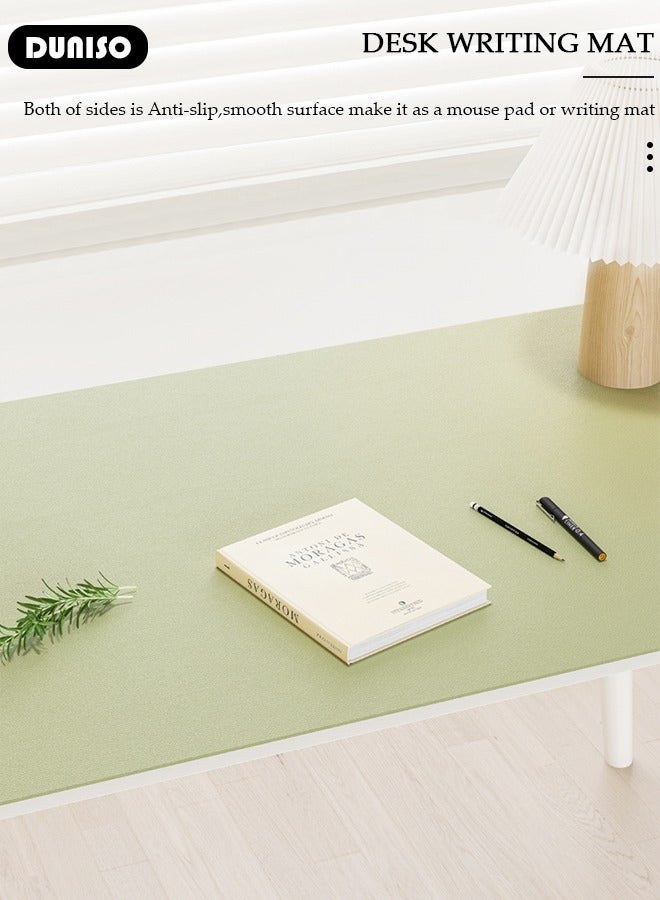 DUNISO Leather Desk Pad Protector, Office Desk Mat, Waterproof Writing Desk Pad for Eye Protection, Anti-Slip Large Mouse Pad for Office and Home, Applicable Game,Office,Learning - Image 3