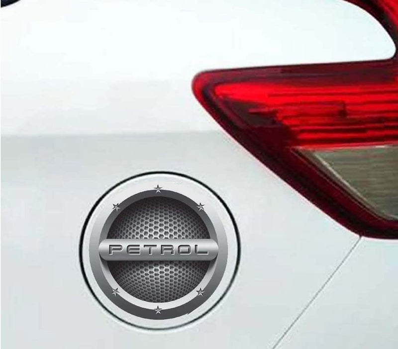 Auto E-Shopping Car Tank Petrol Sticker Sign Round Shape Vinyle Universal Size 5" x 5" - Image 2