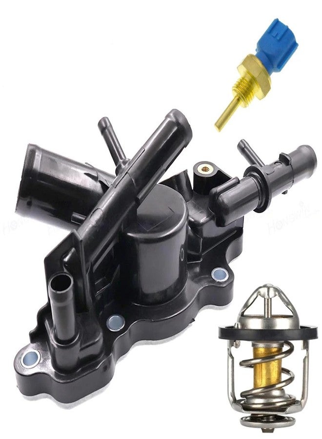 HWATPS 11060-4BB0A 11060-4BB1A Set of Engine Radiator Thermostat Housing for Nissan Sentra Rogue Sport 1.8L 2.0L 2017-2022 - Image 1