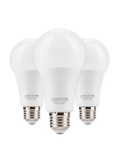 LAWAZIM 15W LED Bulb A70 E27 - 3 Piece 6500K Daylight - Energy Saving 80W Equivalent Non-Dimmable Lightbulbs with 1200 Lumens and Long-Lasting 15,000H Design - for Home, Kitchen, and Bedroom Lighting  - Image 1