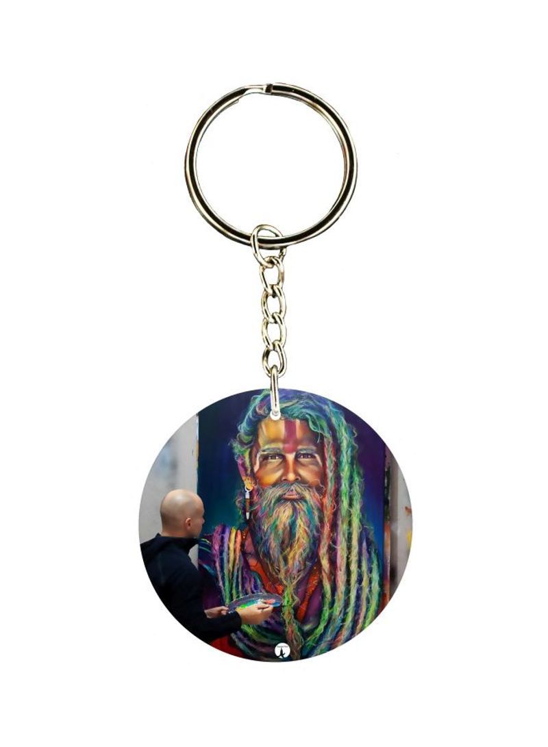 RKN Portrait Printed Keychain