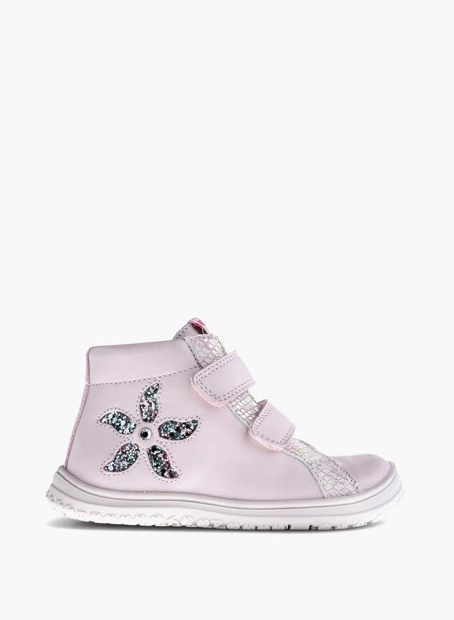 Pablosky Girls' Ankle Boots with Hook and Loop Closure - 445675