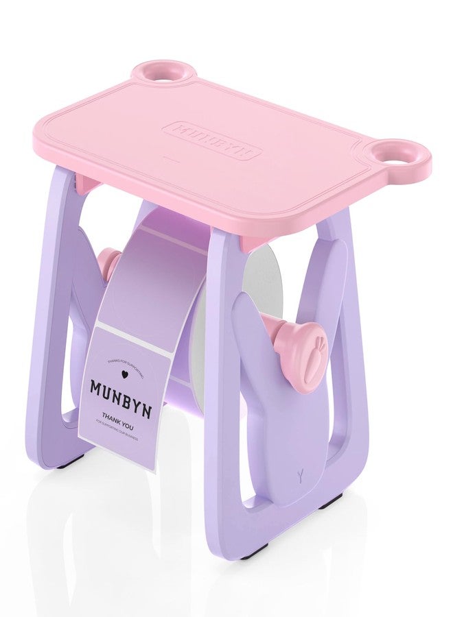 MUNBYN Label Holder for Rolls and Fanfold Labels, Thermal Sticker Holder for Desktop Thermal Printer, Accessory Supplies for Home, Office, Small Business - Image 1