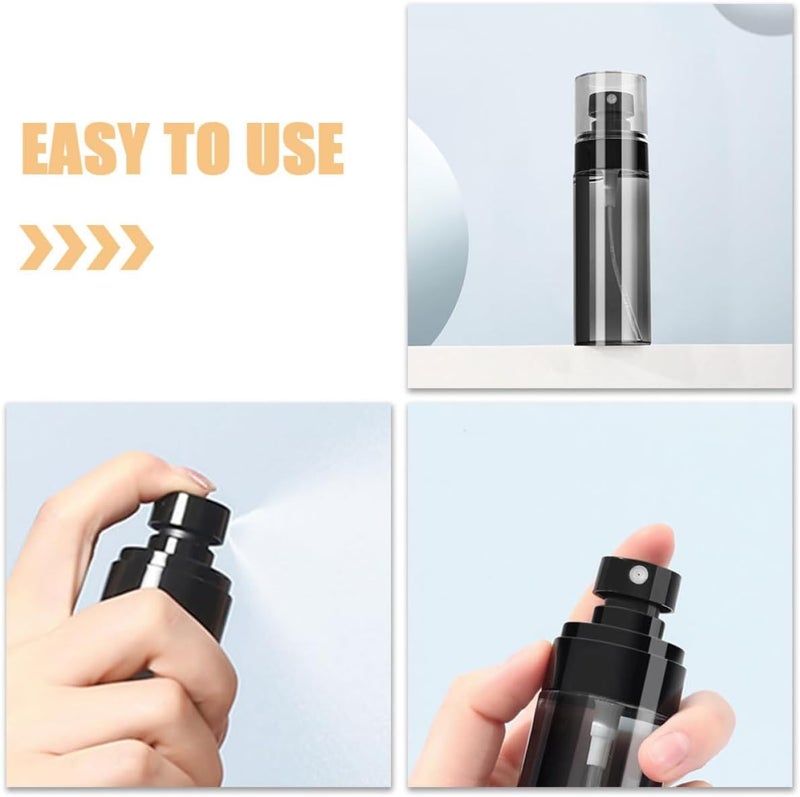 KICHOUSE 3pcs Travel Size Spray Bottles 60ml Portable Empty Liquid Containers for Toiletries Perfume and Cosmetic Refill Bottles with Fine Mist for Outdoor and Travel Use - Image 3