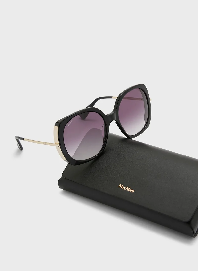 MaxMara Oversized Shape Sunglasses