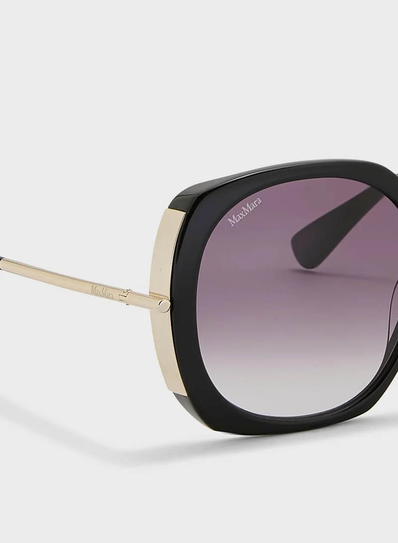 MaxMara Oversized Shape Sunglasses