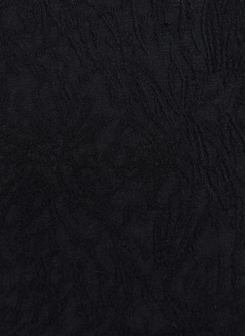 Lichi Textured mini shorts
