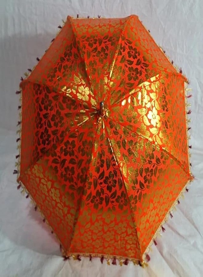 The Decor Affair مجموعة ديكور أفير المكونة من 5 مظلات زخرفية مصنوعة يدويًا لتزيين حفلات الزفاف الهندية النابضة بالحياة، واحتفالات ديوالي، وزينة عيد الميلاد، وحفلات الحناء، وخلفيات الهالوين. - Image 5