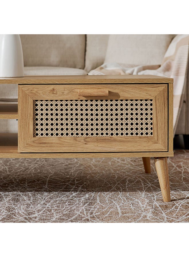 Home Box Nordic Rattan Coffee Table 54x45x120 cm  - Image 4