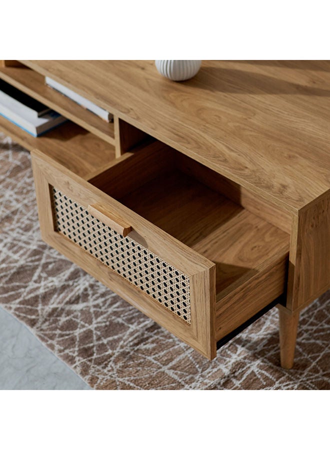 Home Box Nordic Rattan Coffee Table 54x45x120 cm  - Image 5