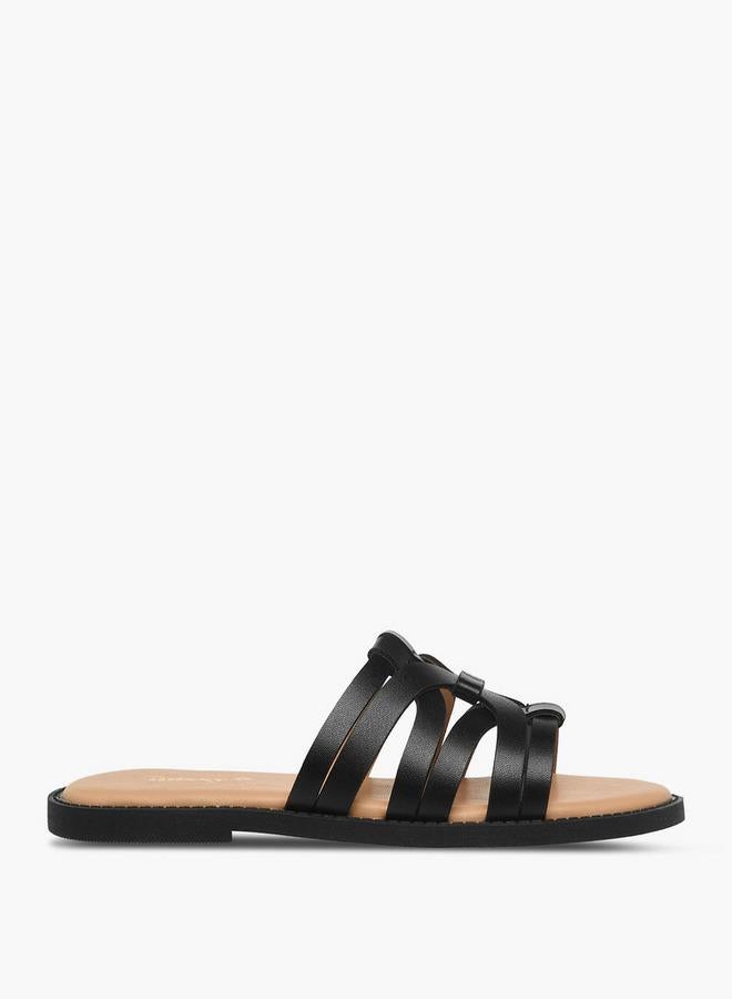 Little Missy Girls Strappy Slip-On Sandals - Image 2