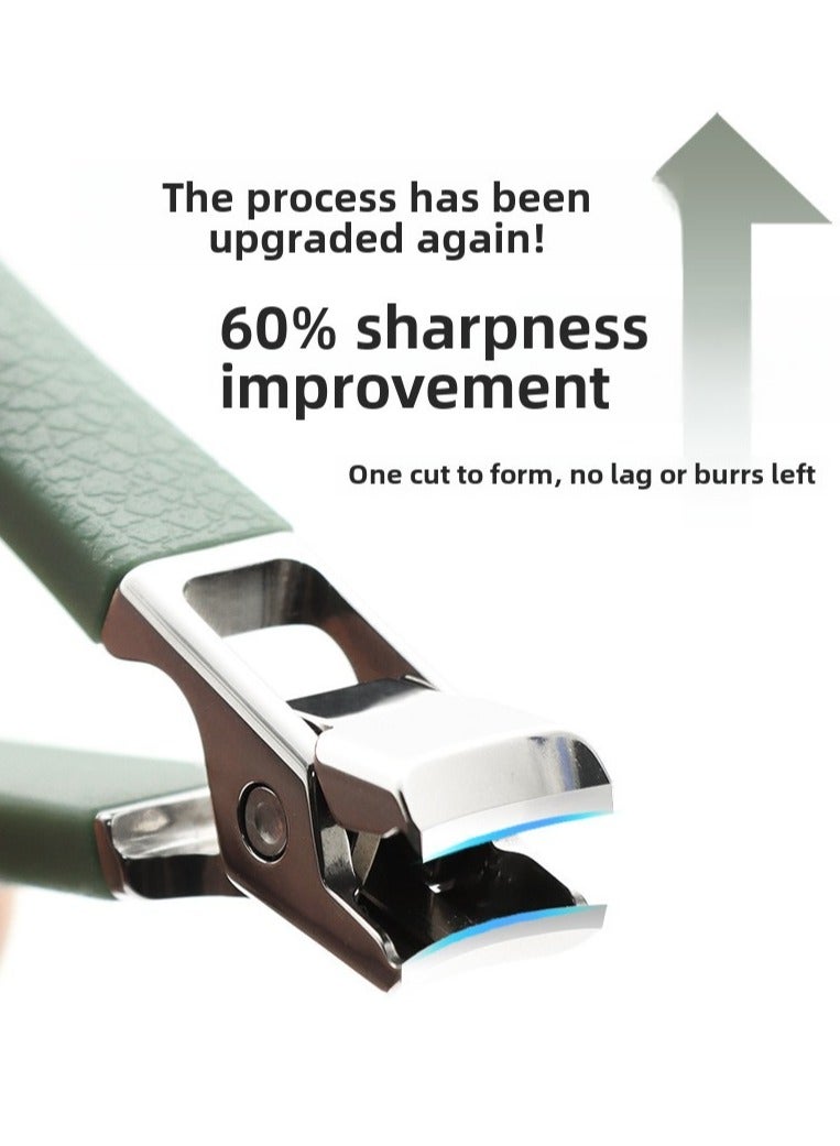 Ucanbe Stainless Steel Nail Clipper with Black Handle – Precision Fingernail & Toenail Cutter for Home Grooming - Image 4