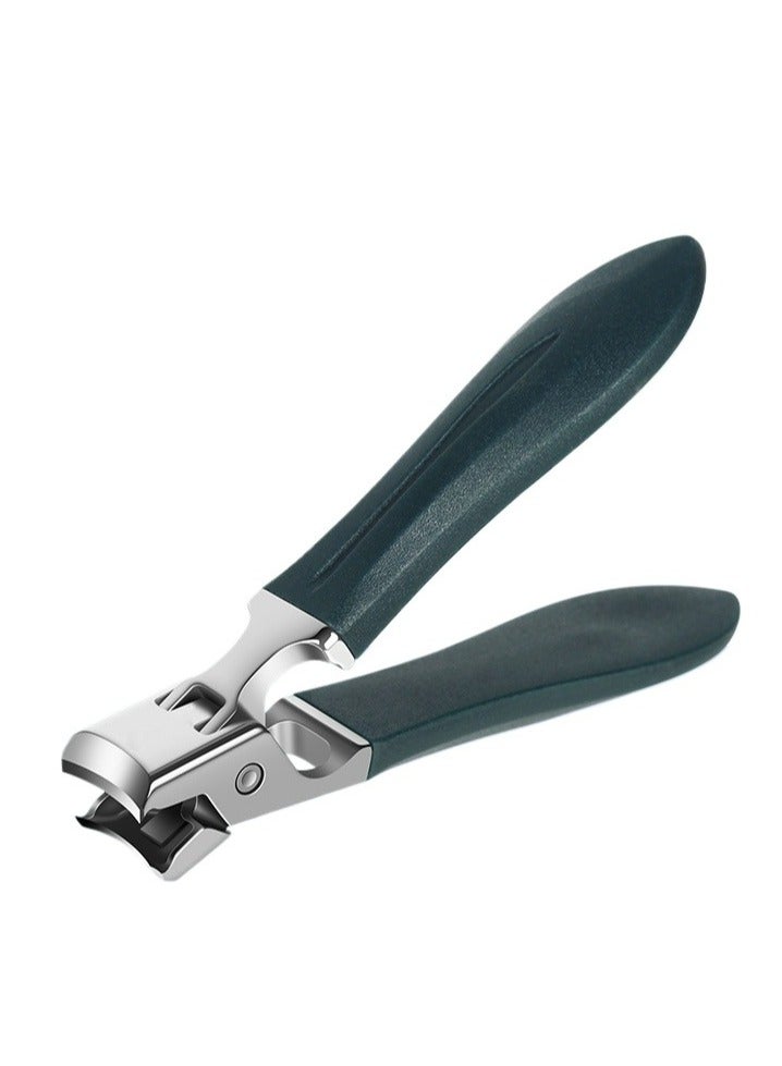 Ucanbe Stainless Steel Nail Clipper with Black Handle – Precision Fingernail & Toenail Cutter for Home Grooming - Image 2