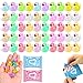 CIYOJA 50 Pcs Glow in The Dark Mini Resin Ducks Blind Bag Set Small Luminous Duck Figurines for Fairy Garden Dollhouse Craft Decoration Party Favors and Collectible Toys - Image 2
