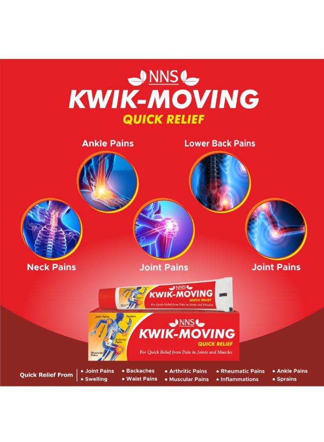 NNS Kwik-Moving Quick Relief Ointment 50Gm - Image 5