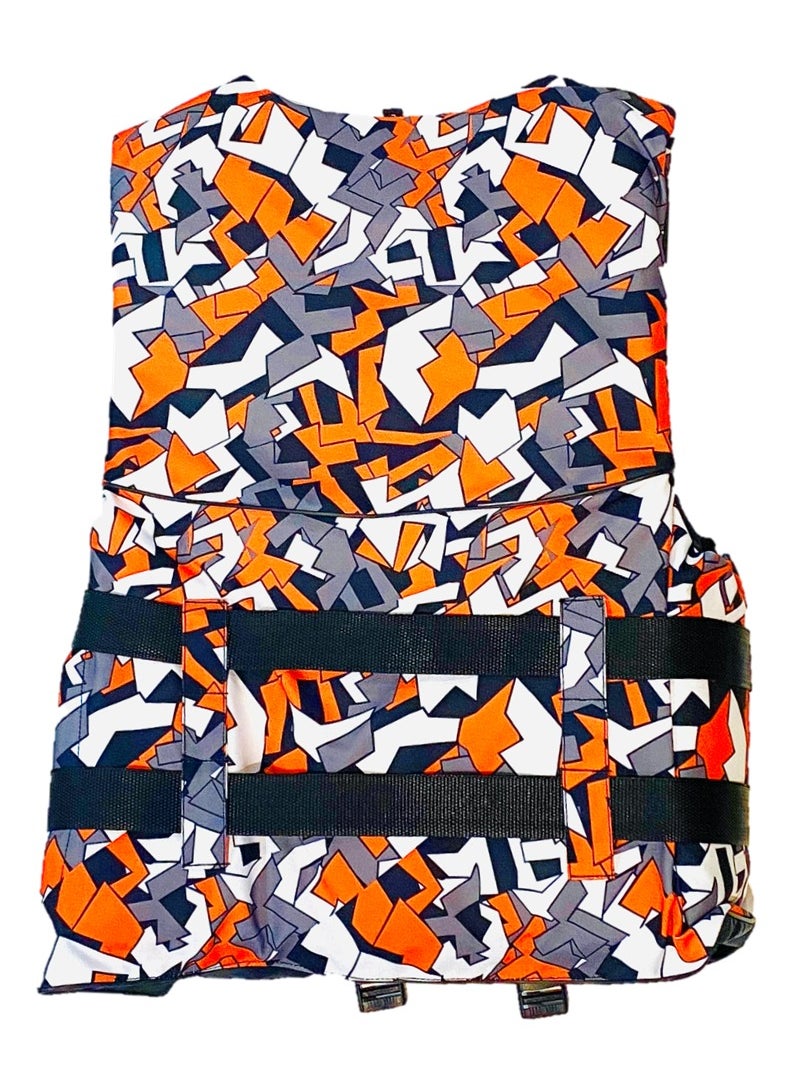 oakura J04 Life Jacket Premium Buoyancy Vest For Adults And Kids Adjustable Fit, Available In 3 Different Mesmerizing Colors And 5 Different Sizes  - Image 5