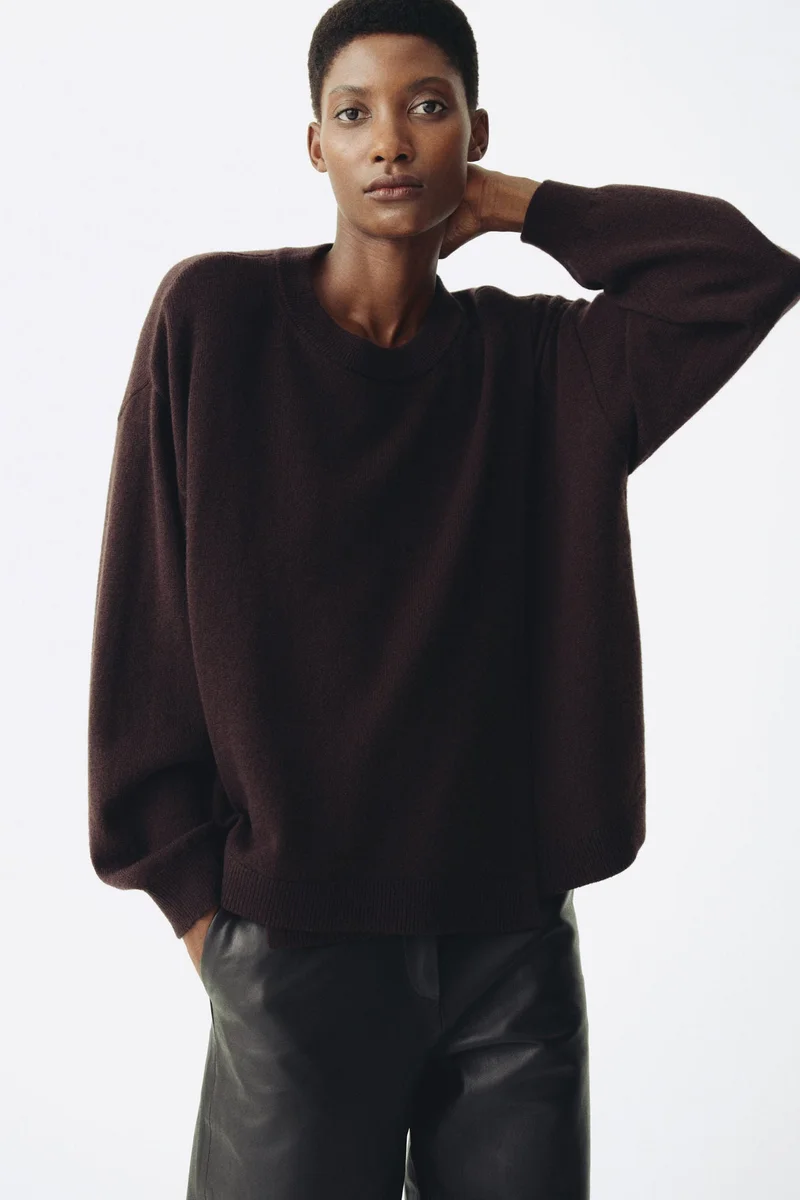 MAMA Before & After wool nursing jumper