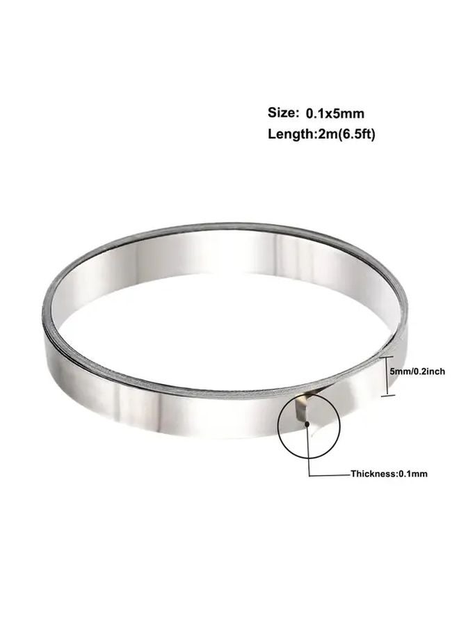 0.1x5mm 78.74 Inch Nickel Strip for 18650 Battery Spot Welding Durable Copper Nickel Alloy - Image 1