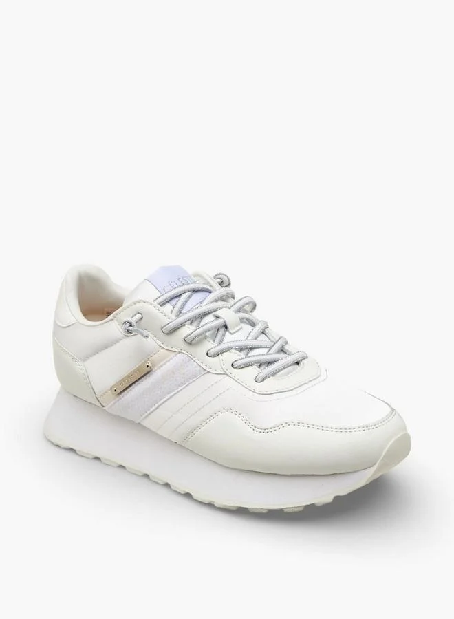 Celeste WHITE Women Lace-Up Ankle Sneakers for Women | Best Price UAE