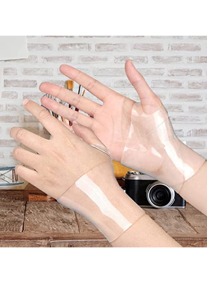 2 Pcs Gel Wrist Brace,Waterproof Gel Wrist Brace for Tendonitis - Wrist Carpal Tunnel Brace Support Wrist Splint Helps Relieve Tendinitis Pologmase with 2 Finger Roller Massager