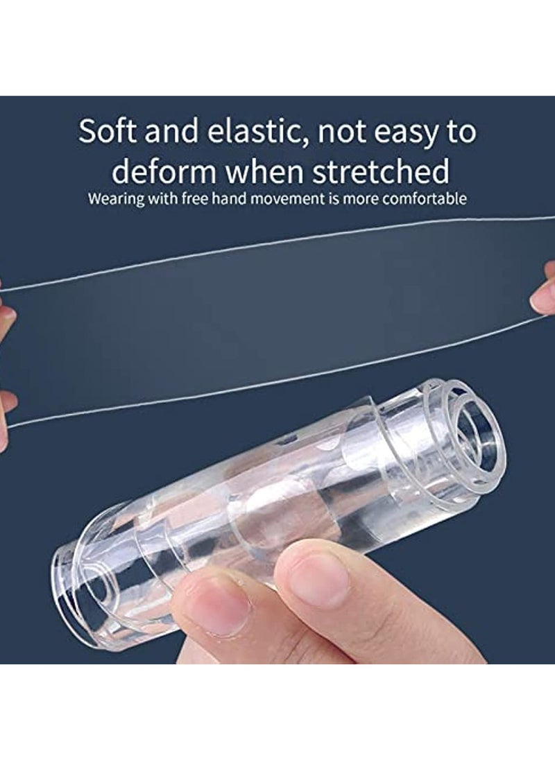 2 Pcs Gel Wrist Brace,Waterproof Gel Wrist Brace for Tendonitis - Wrist Carpal Tunnel Brace Support Wrist Splint Helps Relieve Tendinitis Pologmase with 2 Finger Roller Massager