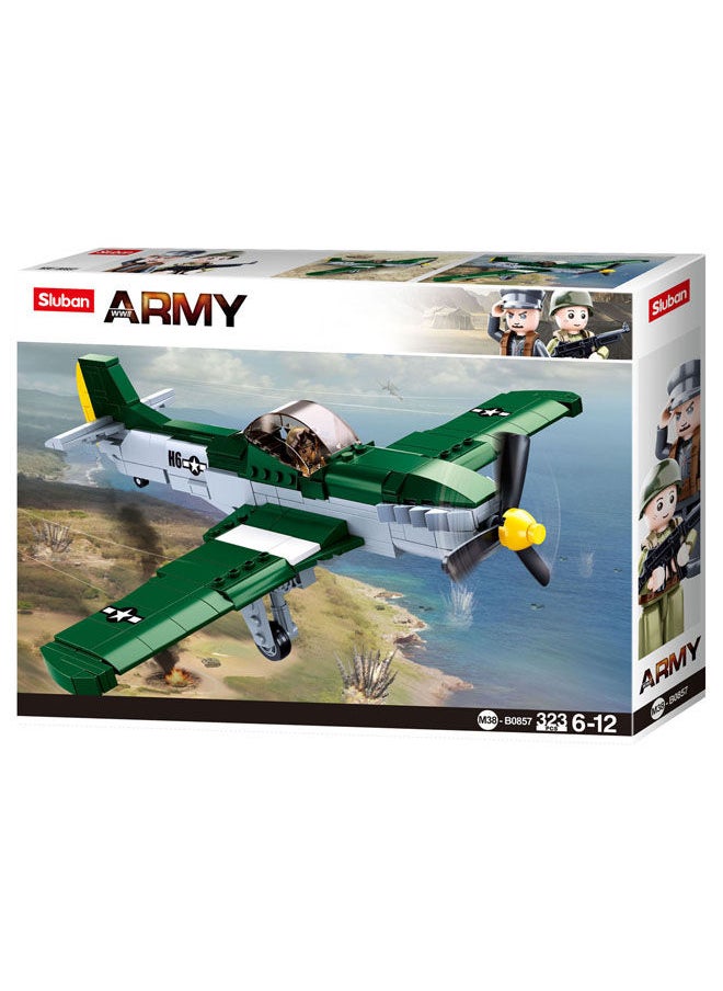 Sluban Wwii American Fighter Aircraft - 323Pcs  - Image 1