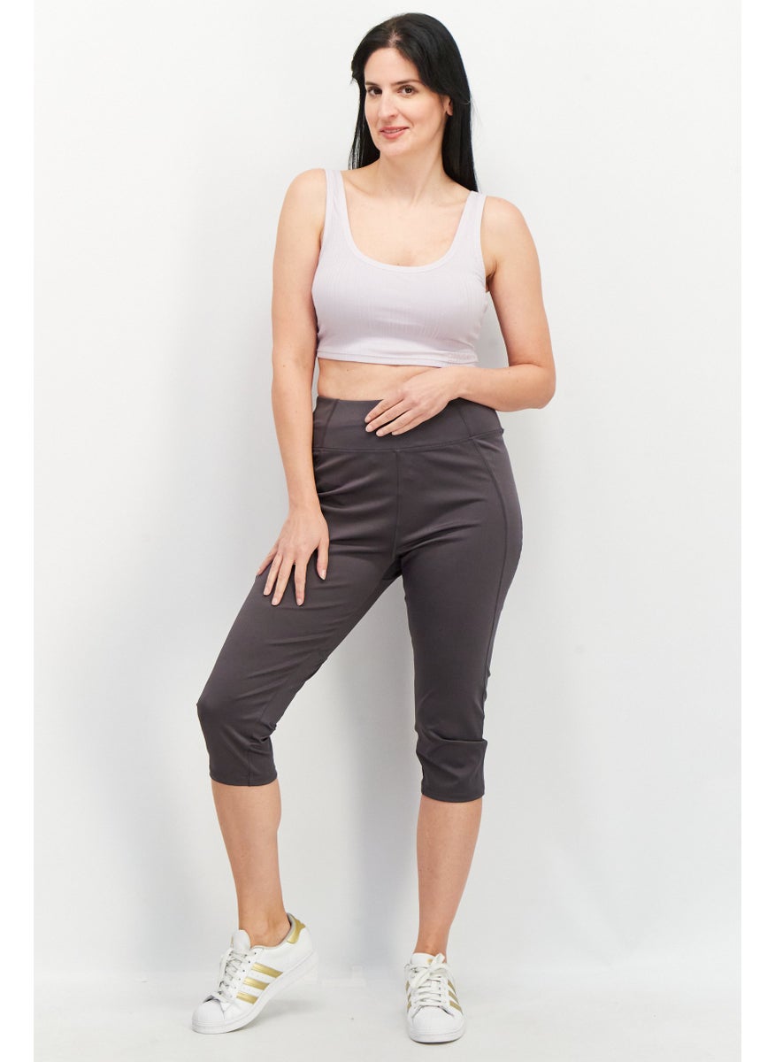 Women Curve Sportswear Fit Training Capri Leggings, Grey - pzsku/Z56926B237854370DDBAFZ/45/_/1726109436/471d6d38-a631-4c6c-a822-20e9d3ba9e8d