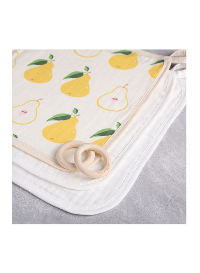 Anvi Baby Organic Bamboo Face Cloth Set of 3 Pearfect  - Image 2